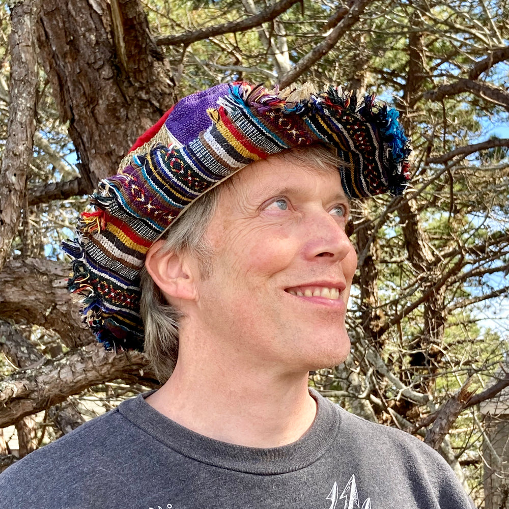 Fair Trade Hemp Patchwork Beach Hats